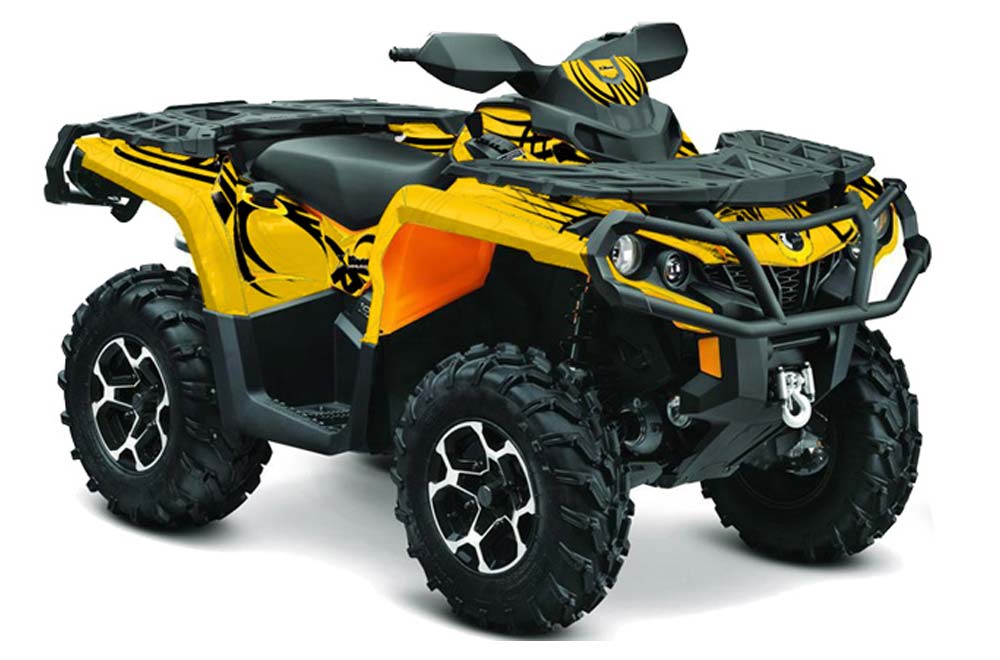 Can Am Outlander XT / DPS / SST ATV Custom Graphic Kit - 2013-2013