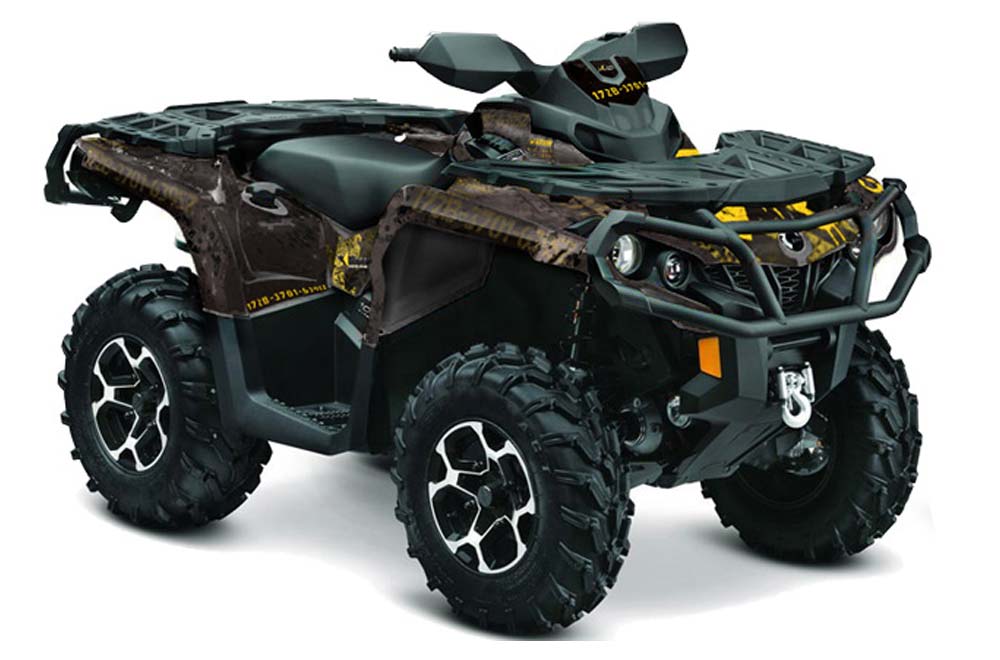 Can Am Outlander XT / DPS / SST ATV Custom Graphic Kit - 2013-2013