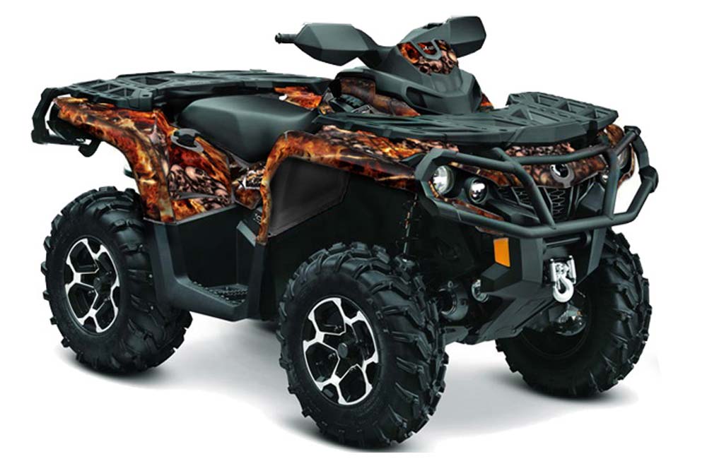 Can Am Outlander XT / DPS / SST ATV Custom Graphic Kit - 2013-2013