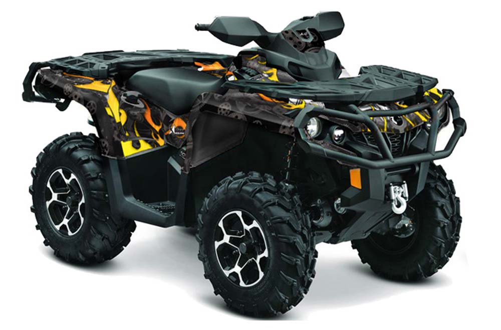 Can Am Outlander XT / DPS / SST ATV Custom Graphic Kit - 2013-2013