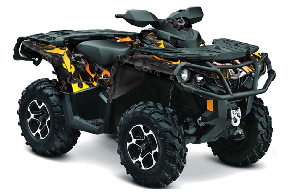 Can Am Outlander XT / DPS / SST ATV Custom Graphic Kit - 2013-2013
