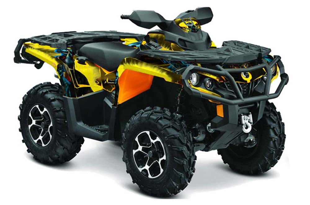 Can Am Outlander XT / DPS / SST ATV Custom Graphic Kit - 2013-2013