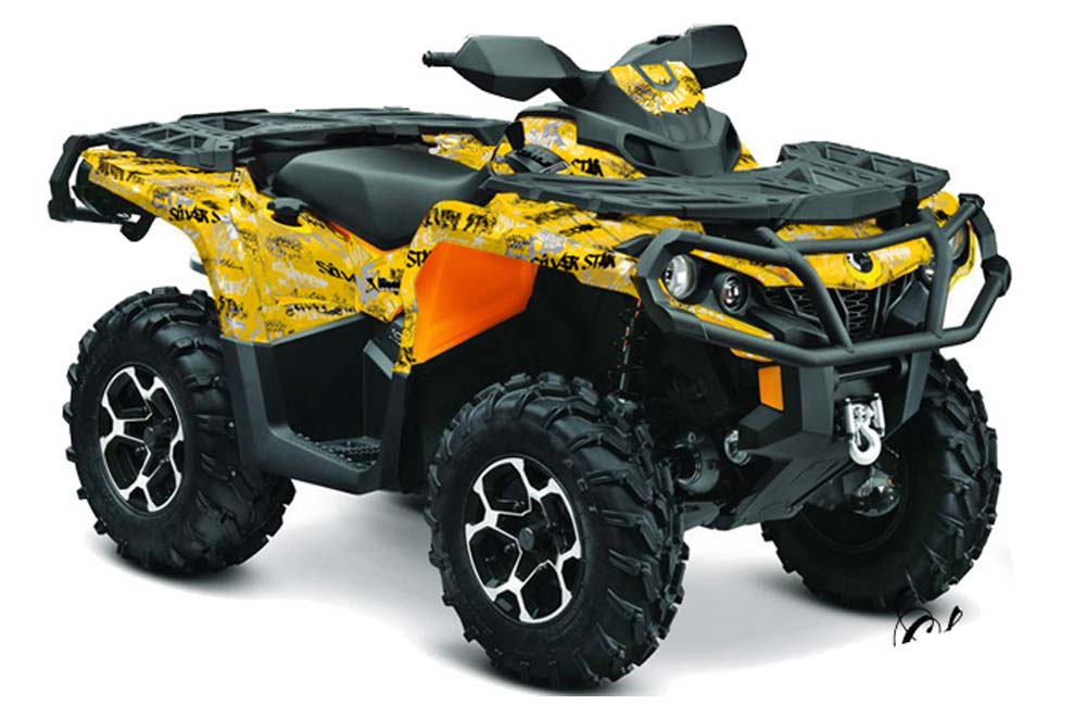 Can Am Outlander XT / DPS / SST ATV Custom Graphic Kit - 2013-2013