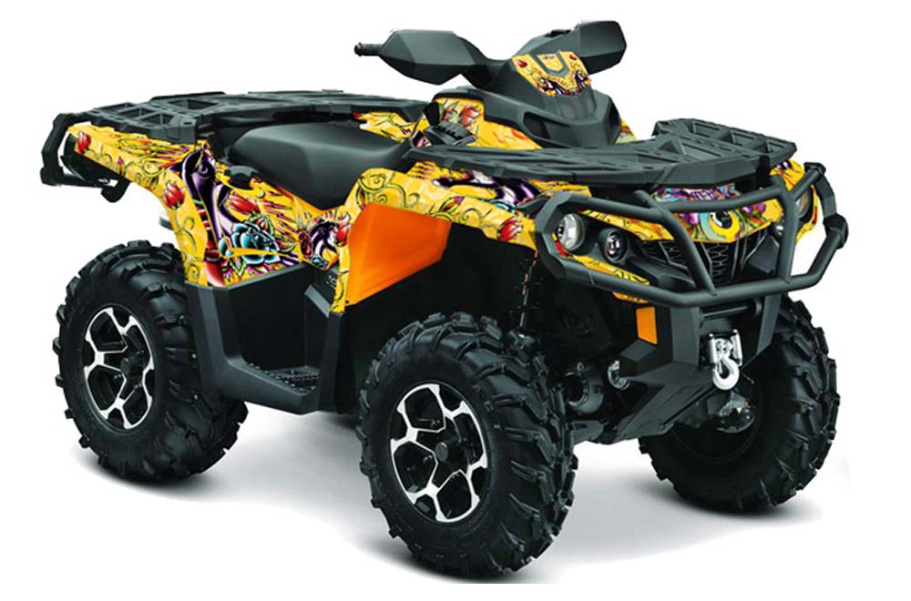 Can Am Outlander XT / DPS / SST ATV Custom Graphic Kit - 2013-2013