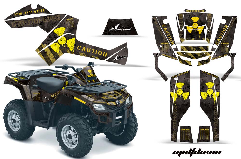 Can Am Outlander EFI 500 / 650 ATV Custom Graphic Kit - 2012-2015