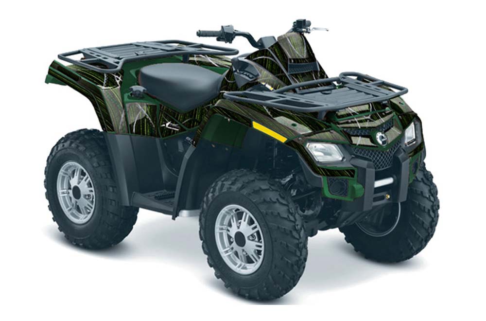 Can Am Outlander EFI 500 / 650 ATV Graphic Kit - 2012-2015 The One Green