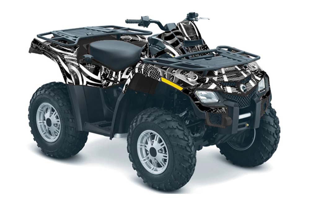 Can Am Outlander EFI 500 / 650 ATV Graphic Kit - 2012-2015 Deaden Black