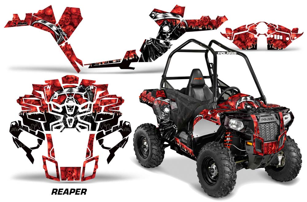 Polaris Sportsman ACE 325 / 570 ATV Graphic Kit - 2014-2016 Reaper Red