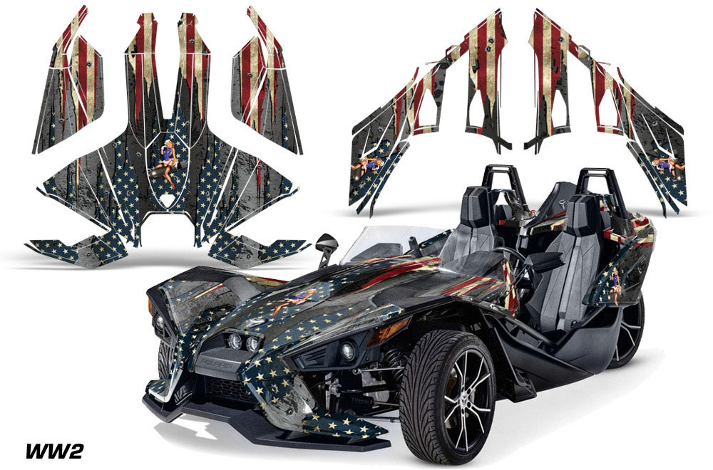 Polaris Slingshot SL Custom Graphic Kit - All Years Up To 2020