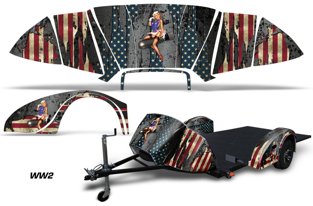 Ultimate Slingshot Trailer Custom Graphic Kit - All Years