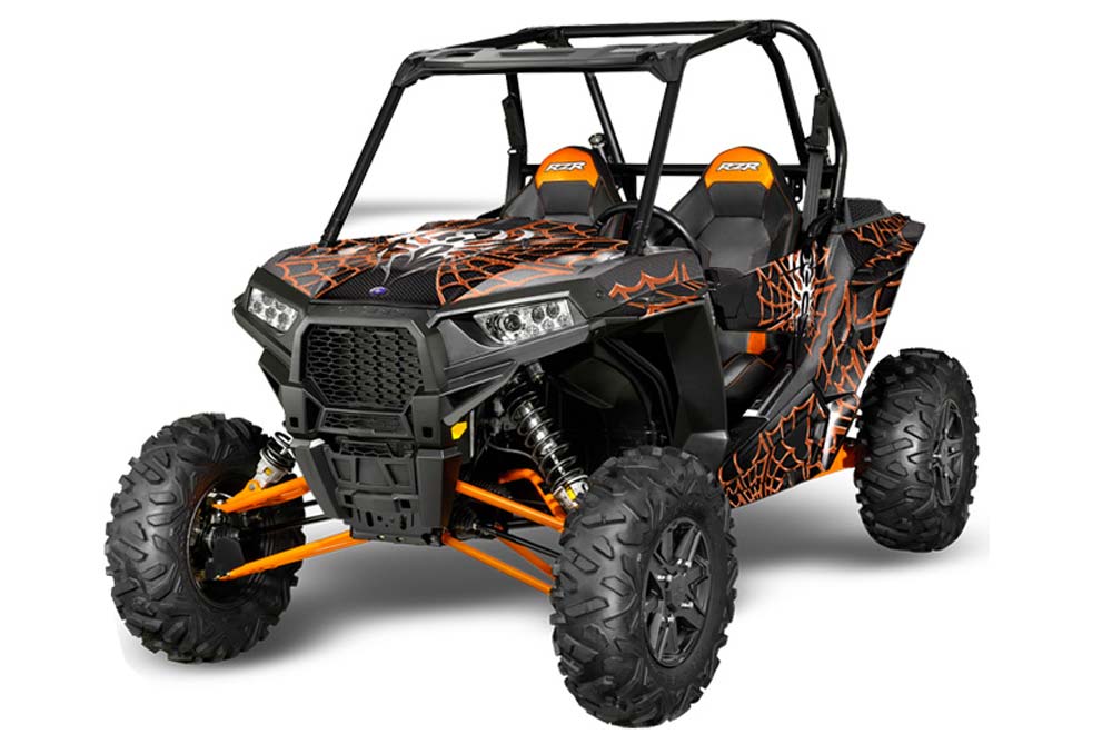 Polaris RZR 1000 XP 2 Door Graphic Kit - 2013-2016 Widow Maker Orange