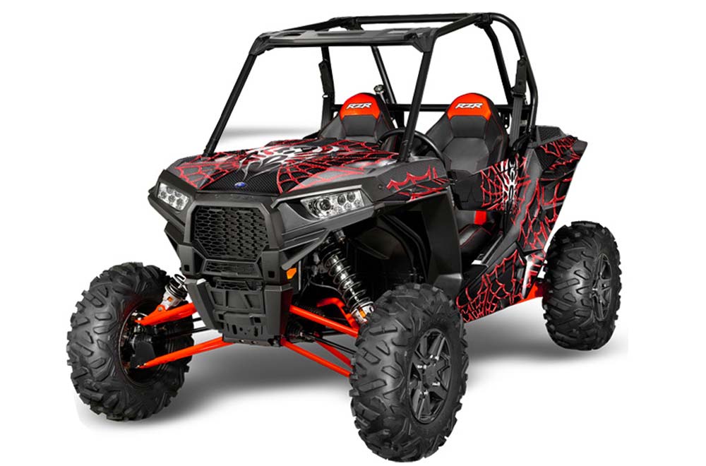 Polaris RZR 1000 XP 2 Door Graphic Kit - 2013-2016 Widow Maker Red