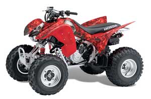 Honda TRX 300EX ATV Graphic Kit - 2007-2013 Bone Collector Red