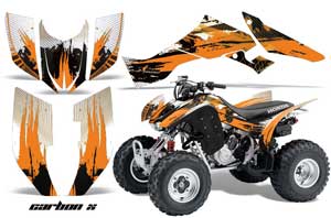 Honda TRX 300EX ATV Graphic Kit - 2007-2013 Carbon X Orange