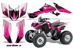 Honda TRX 300EX ATV Graphic Kit - 2007-2013 Carbon X Pink