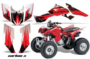 Honda TRX 300EX ATV Graphic Kit - 2007-2013 Carbon X Red
