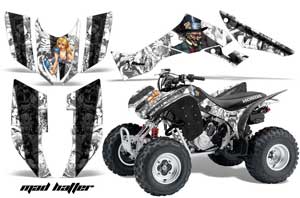 Honda TRX 300EX ATV Graphic Kit - 2007-2013 Mad Hatter White