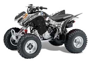 Honda TRX 300EX ATV Graphic Kit - 2007-2013 Mad Hatter White