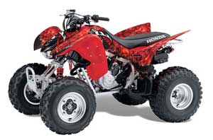 Honda TRX 300EX ATV Graphic Kit - 2007-2013 Reaper Red
