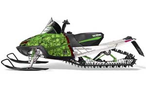 Arctic Cat M Series / Crossfire Sled Graphic Kit - All Years Bone Collector Green