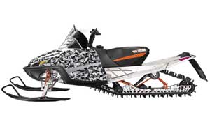 Arctic Cat M Series / Crossfire Sled Graphic Kit - All Years Urban Camo White