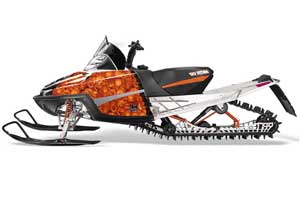 Arctic Cat M Series / Crossfire Sled Graphic Kit - All Years Bone Collector Orange