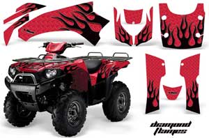 Kawasaki Brute Force 750 / 750i ATV Custom Graphic Kit - 2005-2011