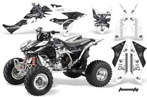 Honda TRX 450R ATV Graphic Kit - 2004-2016 Toxicity Black