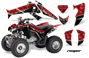 Honda TRX 250EX / 250R / 250X ATV Graphic Kit - 2006-2018 Reaper Red