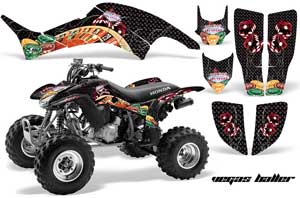 Honda TRX 400EX ATV Graphic Kit - 1999-2007 Vegas Baller Black