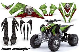 Kawasaki KFX 450 ATV Graphic Kit - 2008-2015 Bone Collector Green