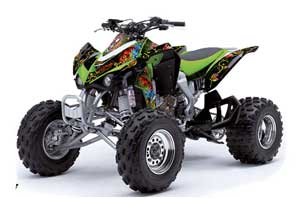 Kawasaki KFX 450 ATV Graphic Kit