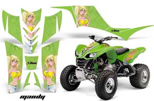 Kawasaki KFX 700 ATV Custom Graphic Kit - 2004-2009