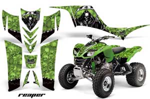 Kawasaki KFX 700 ATV Custom Graphic Kit - 2004-2009