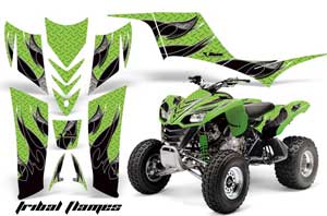 Kawasaki KFX 700 ATV Custom Graphic Kit - 2004-2009