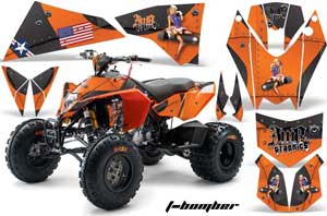 KTM 450 / 505 / 525 ATV Graphic Kit - 2008-2010 T Bomber Orange