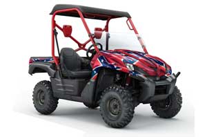 Kawasaki Teryx 750 Graphic Kit - 2007-2009 Rebel Red