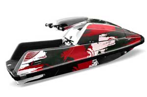 Yamaha Superjet Square Nose Jet Ski Graphic Kit