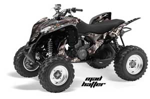 Honda TRX 700 XX ATV Graphic Kit - 2009-2015 Mad Hatter Black