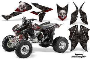 Honda TRX 450R ATV Graphic Kit - 2004-2016 Bone Collector Silver