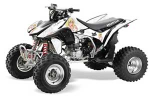 Honda TRX 450R ATV Graphic Kit - 2004-2016 Mandy White