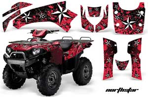 Kawasaki Brute Force 750 / 750i ATV Graphic Kit - 2005-2011 Northstar Black