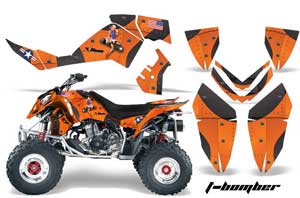 Polaris Outlaw 450 / 500 / 525 ATV Graphic Kit - 2006-2008 T Bomber Orange