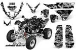 Polaris Predator 500 ATV Graphic Kit - 2002-2011 Silver Star - Silverhaze White