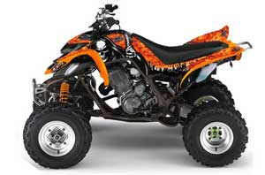 Yamaha Raptor 660 ATV Graphic Kit - 2001-2005 Reaper Green
