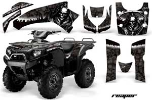 Kawasaki Brute Force 750 / 750i ATV Graphic Kit - 2005-2011 Reaper Black