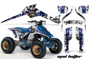 Suzuki LT 250 / 250 R ATV Graphic Kit - 1985-1992 Mad Hatter Blue