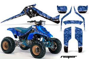 Suzuki LT 250 / 250 R ATV Graphic Kit - 1985-1992 Reaper Blue