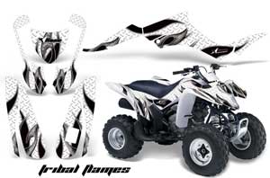 Suzuki LTZ 250 ATV Graphic Kit - 2004-2011 Tribal Flames Black