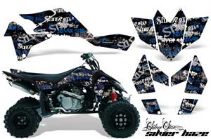 Suzuki LTR 450 ATV Graphic Kit - 2006-2009 Silver Star - Silverhaze Blue